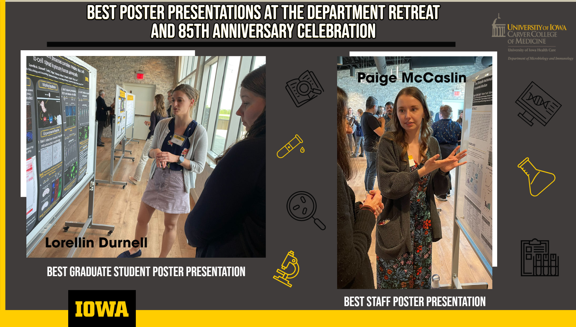 Best Poster Presentations - image of Paige McCaslin and Lorellin Durnell