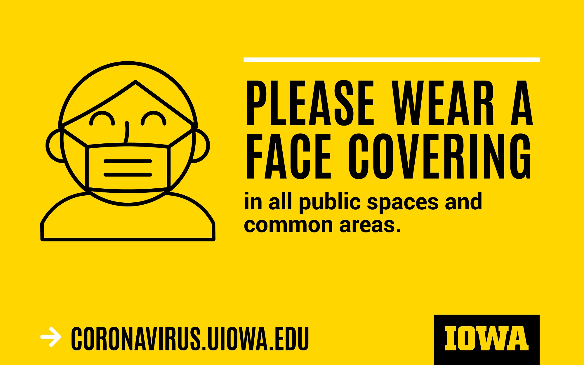 please wear a face covering