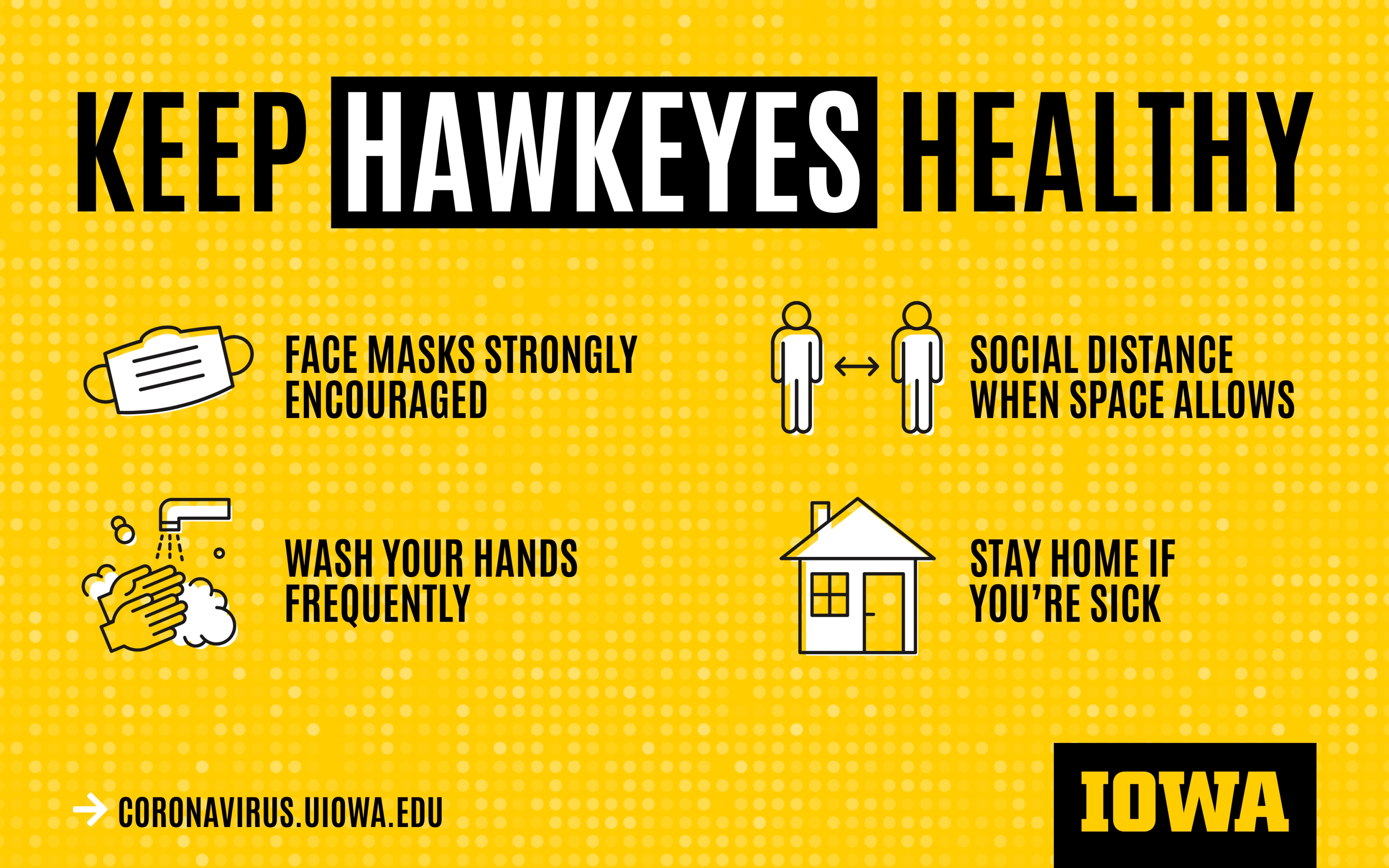 Keep hawkeyes healthy with COVID health tips