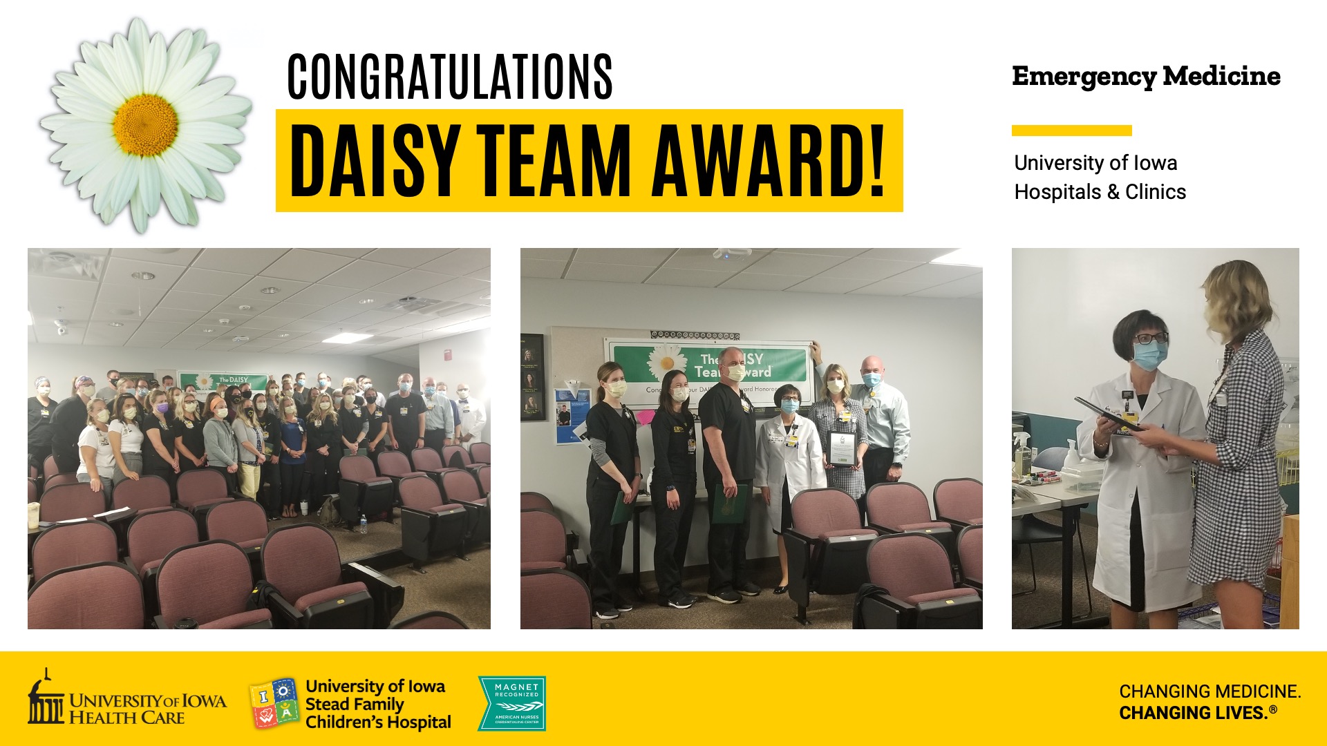 Daisy Team Award 2021-10 - Emergency Medicine