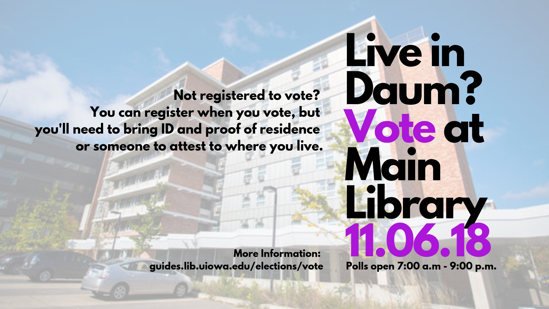Daum Polling Place is Library