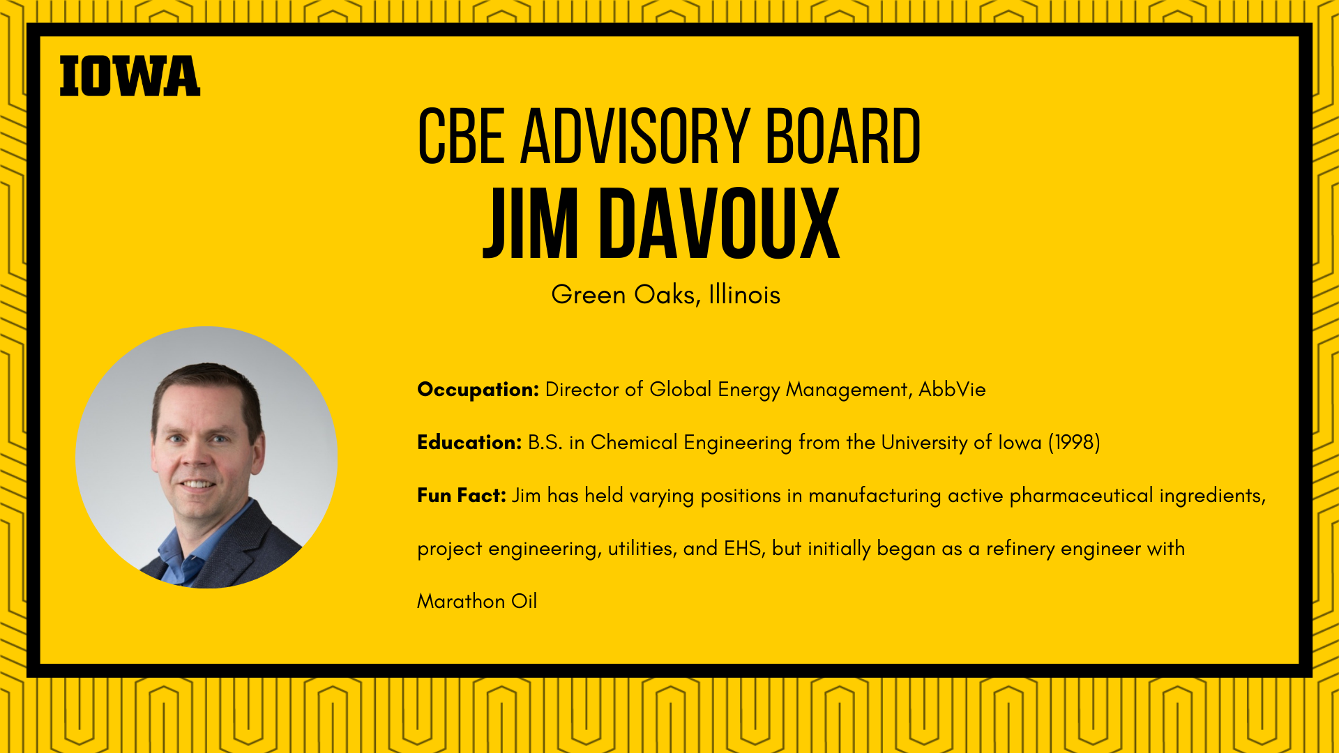 Jim Davoux Advisory Board Highlight