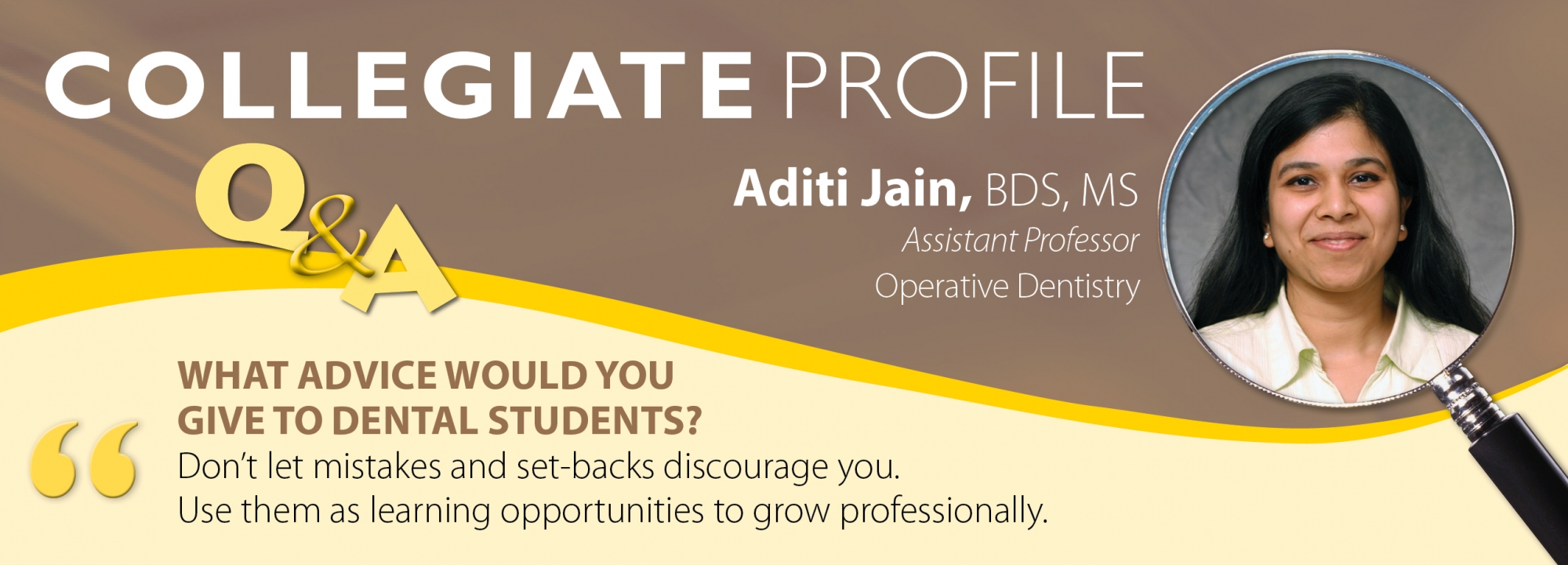 Collegiate profile December Dr. Jain