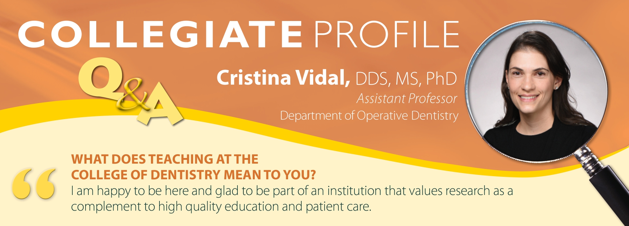 December collegiate profile Cristina Vidal