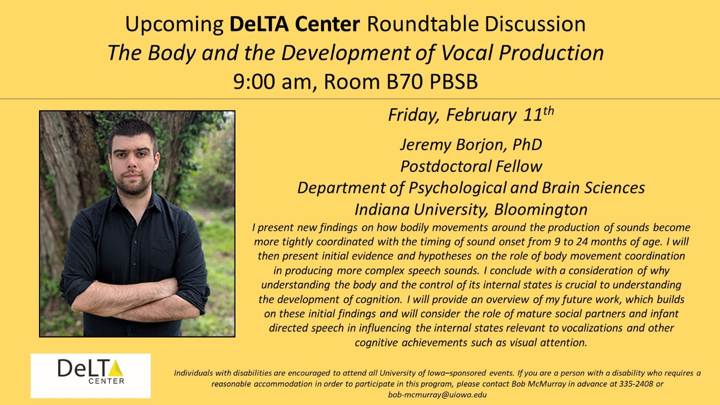 Delta Center Roundtable Discussion 2-11-22 with Dr. Jeremy Borjon 
