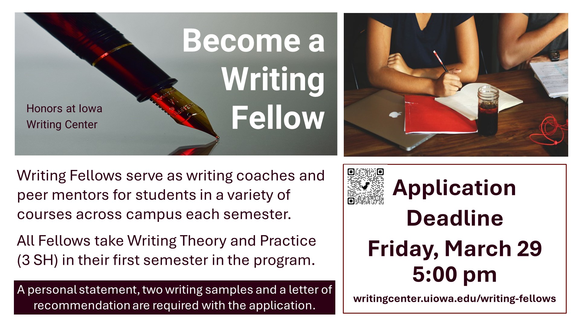 Become a Writing Fellow