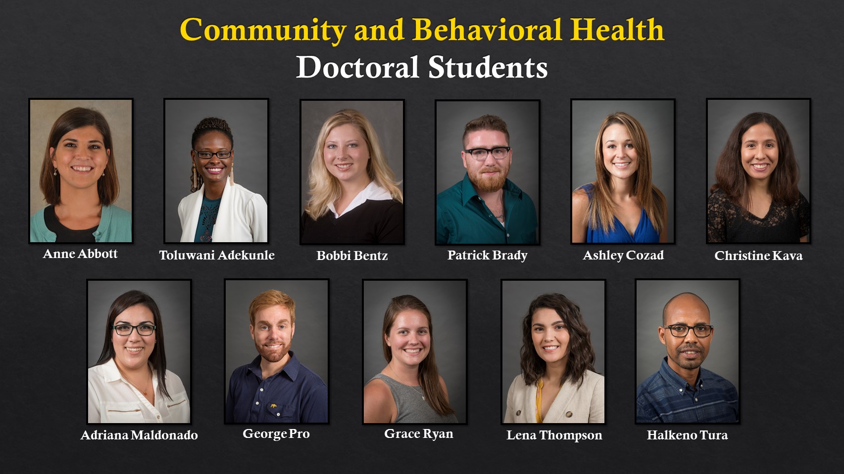 CBH Doctoral Students