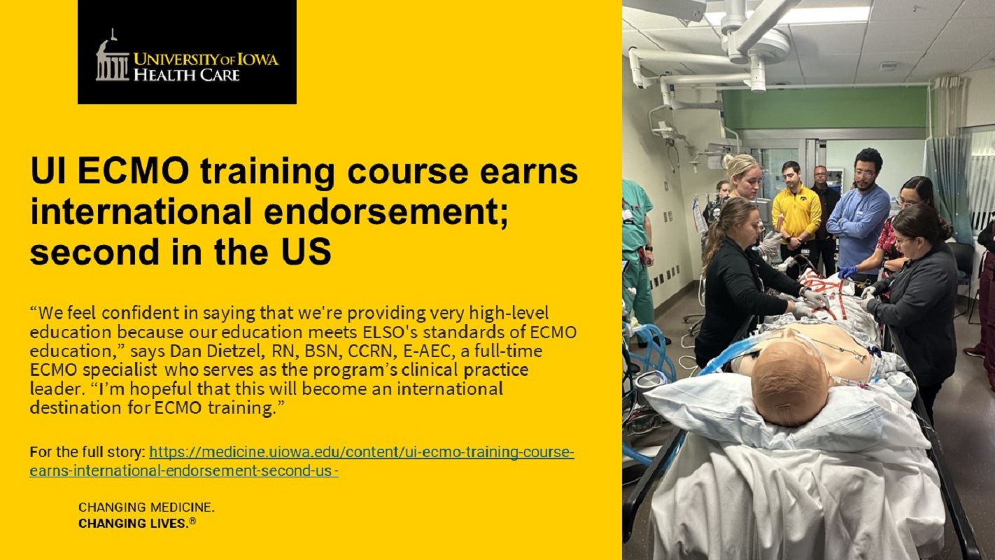 ECMO training course endorsement