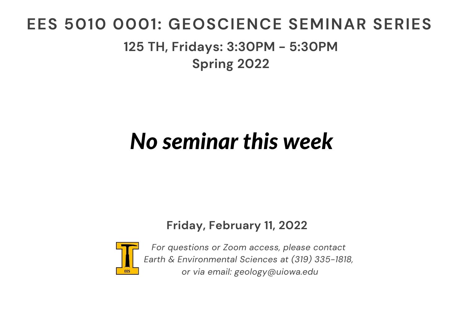 Seminar Flyer Spring 2022