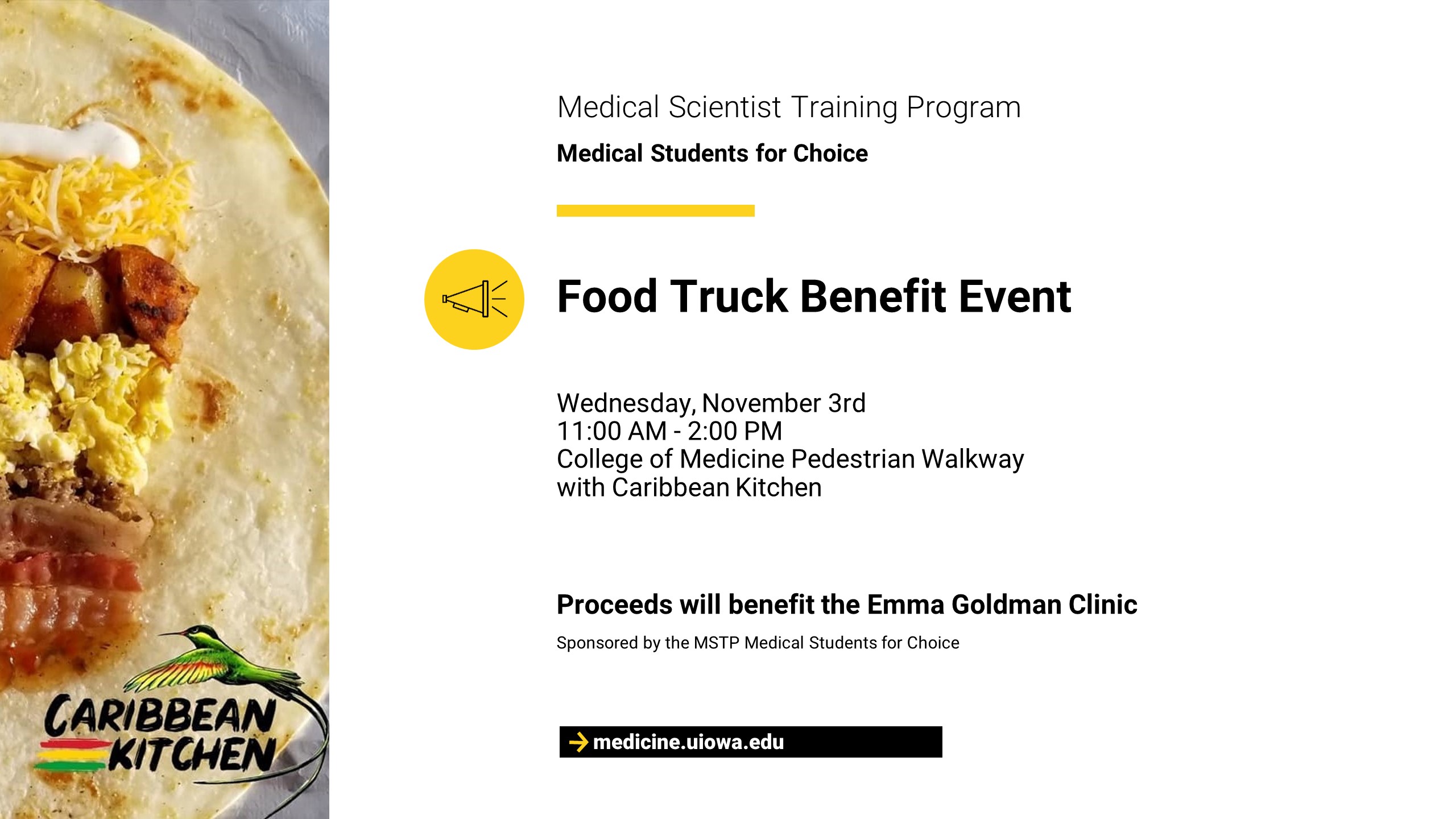 Fundraiser- Food Truck-  Emma Goldman Clinic