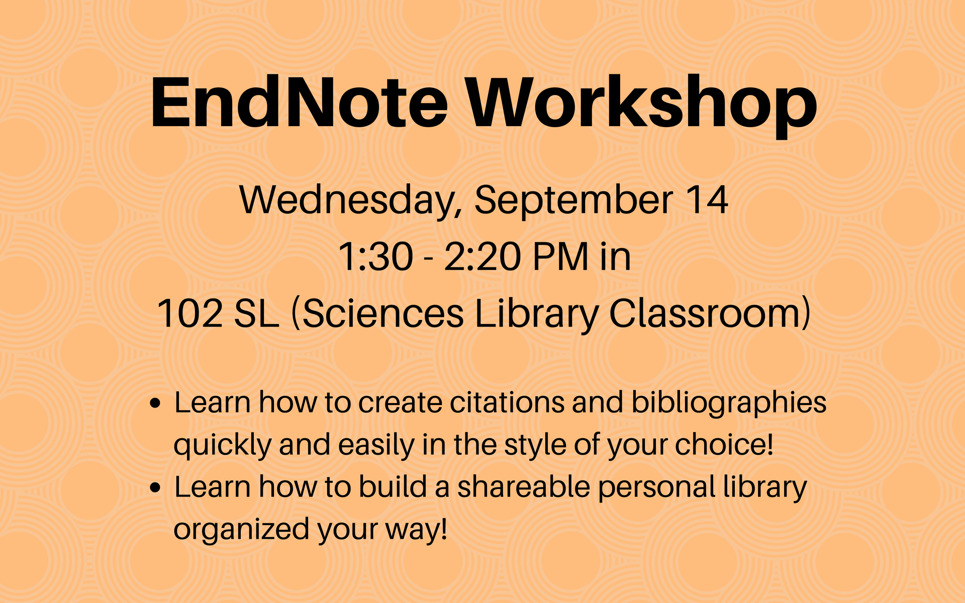 EndNote Workshop