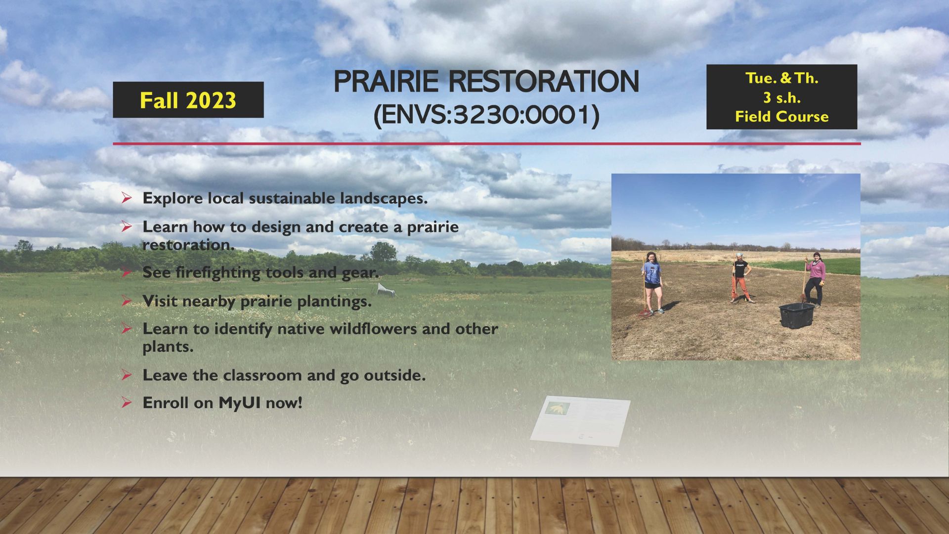 Prairie Restoration Course