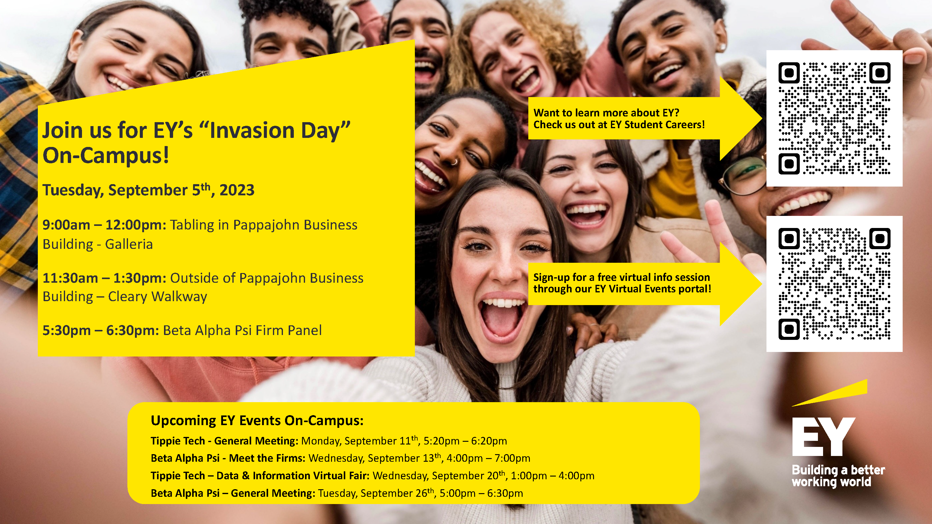 EY "Invasion Day" Tuesday, September 5th