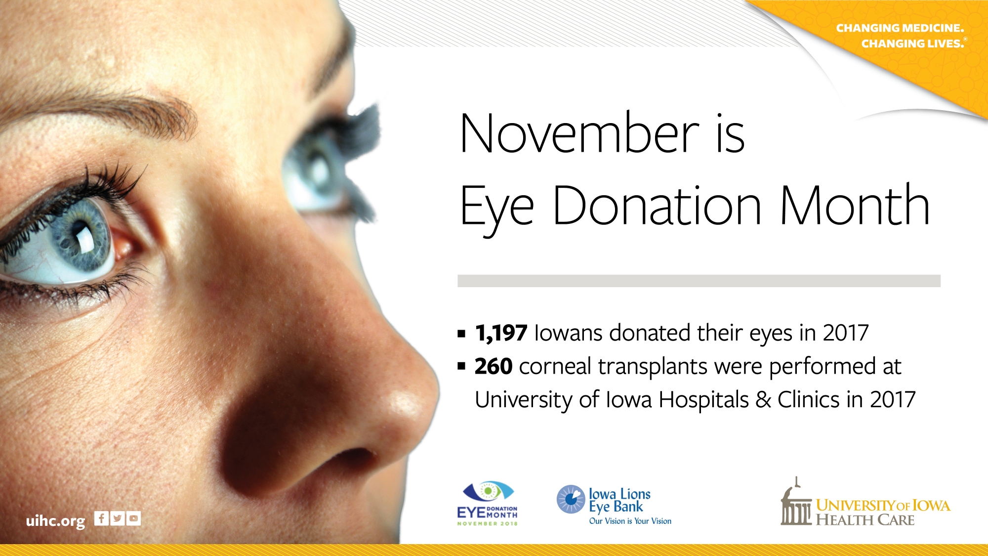 November is Eye Donation Month