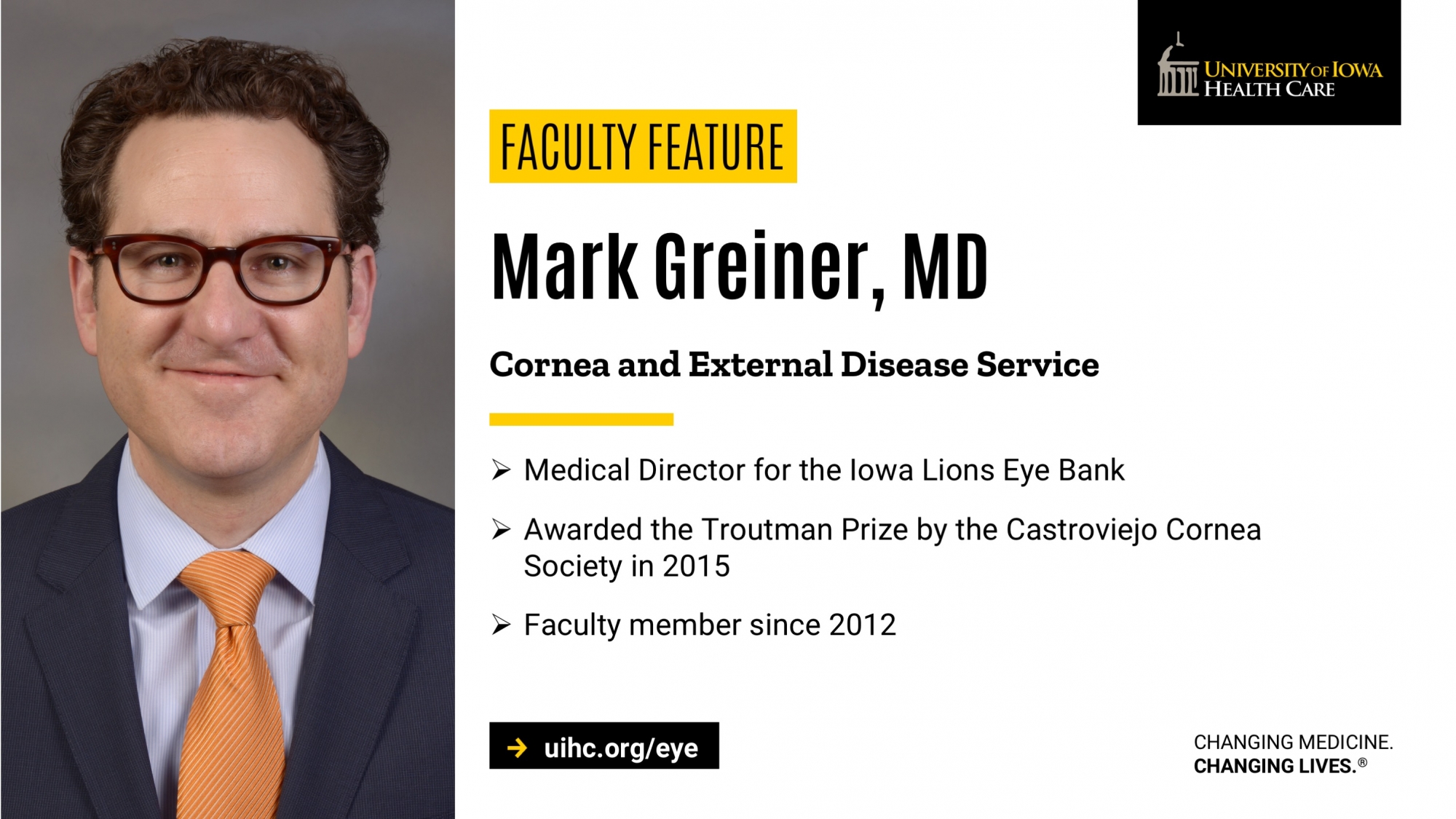 Faculty Feature: Mark Greiner, MD