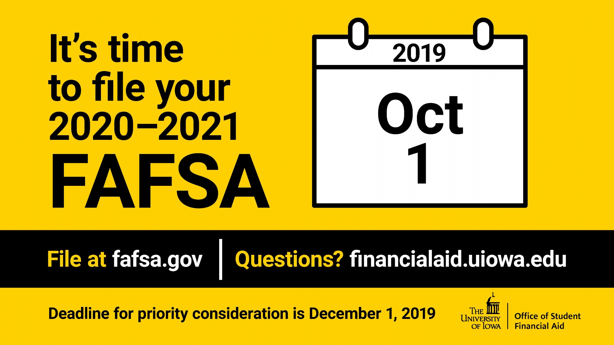 File your FAFSA