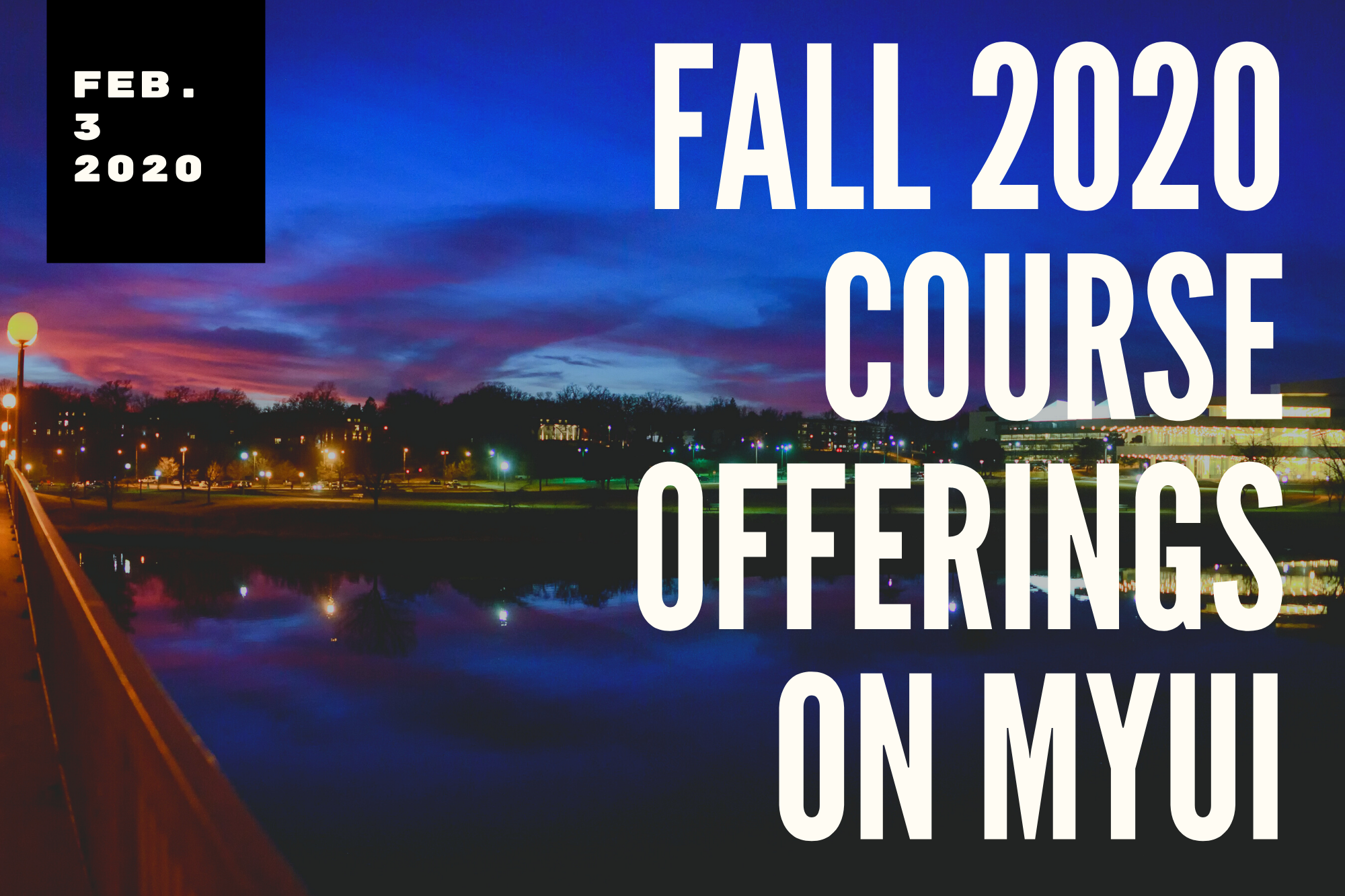 Fall 2020 Course offerings