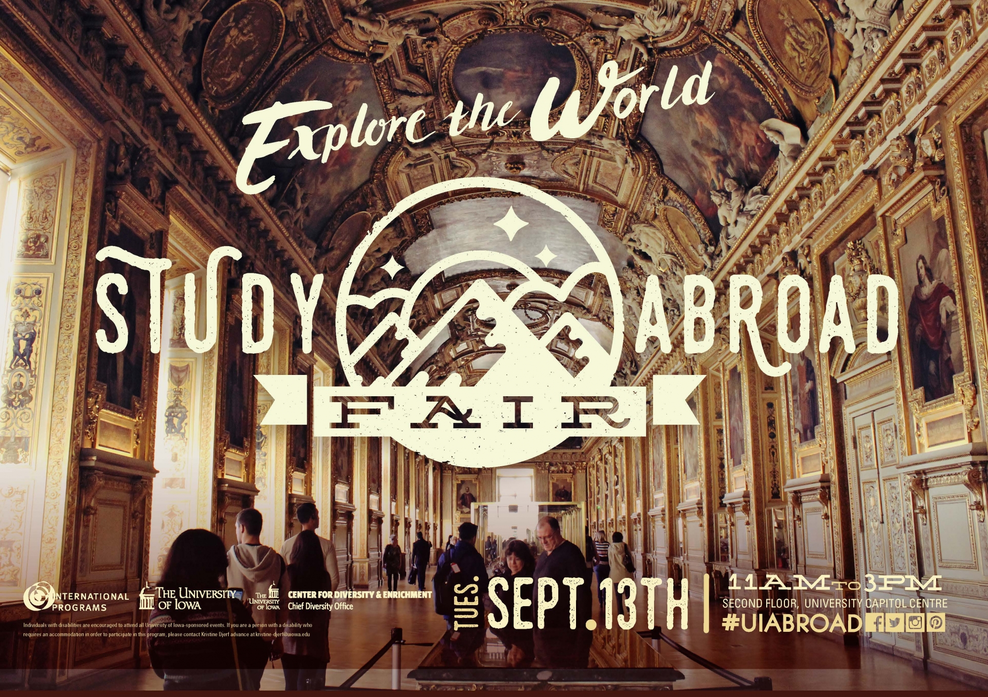 Slide about the Study Abroad Fair on September 13