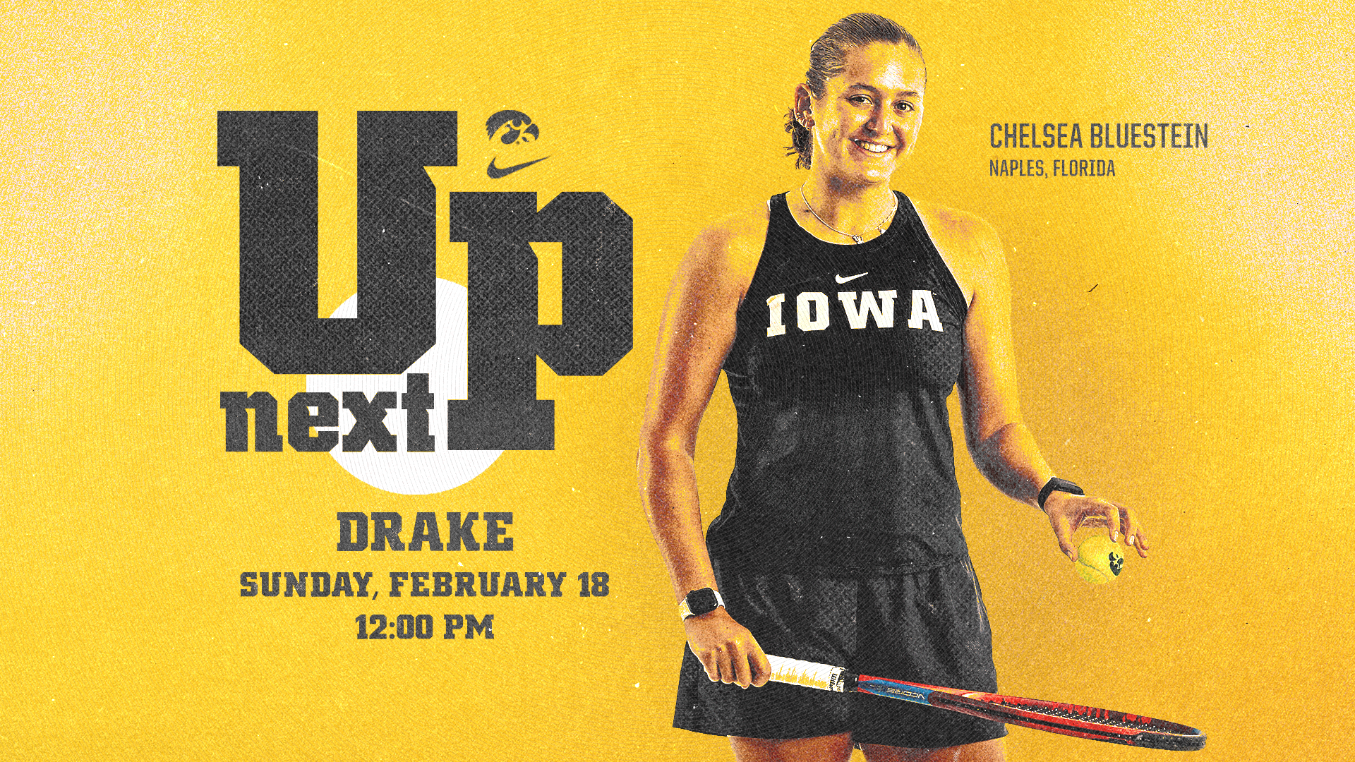 Hawkeye Tennis Meet Feb. 18 at 12 p.m.