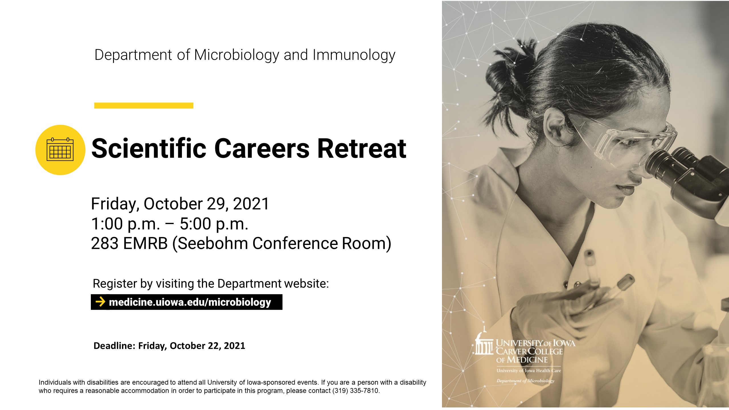 Scientific Careers Retreat - Oct 29 2021