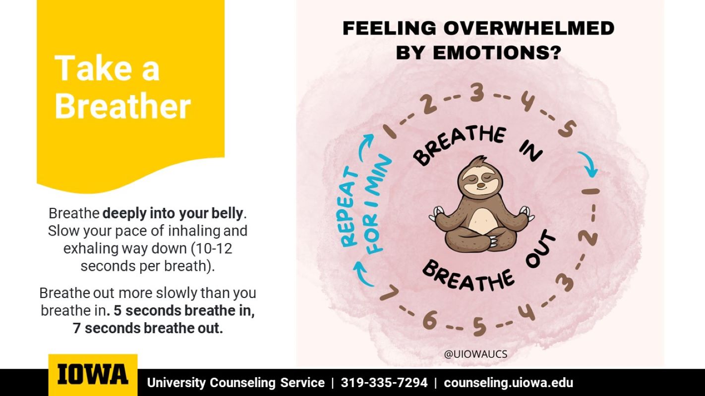 University Counseling Service: Take a Breather