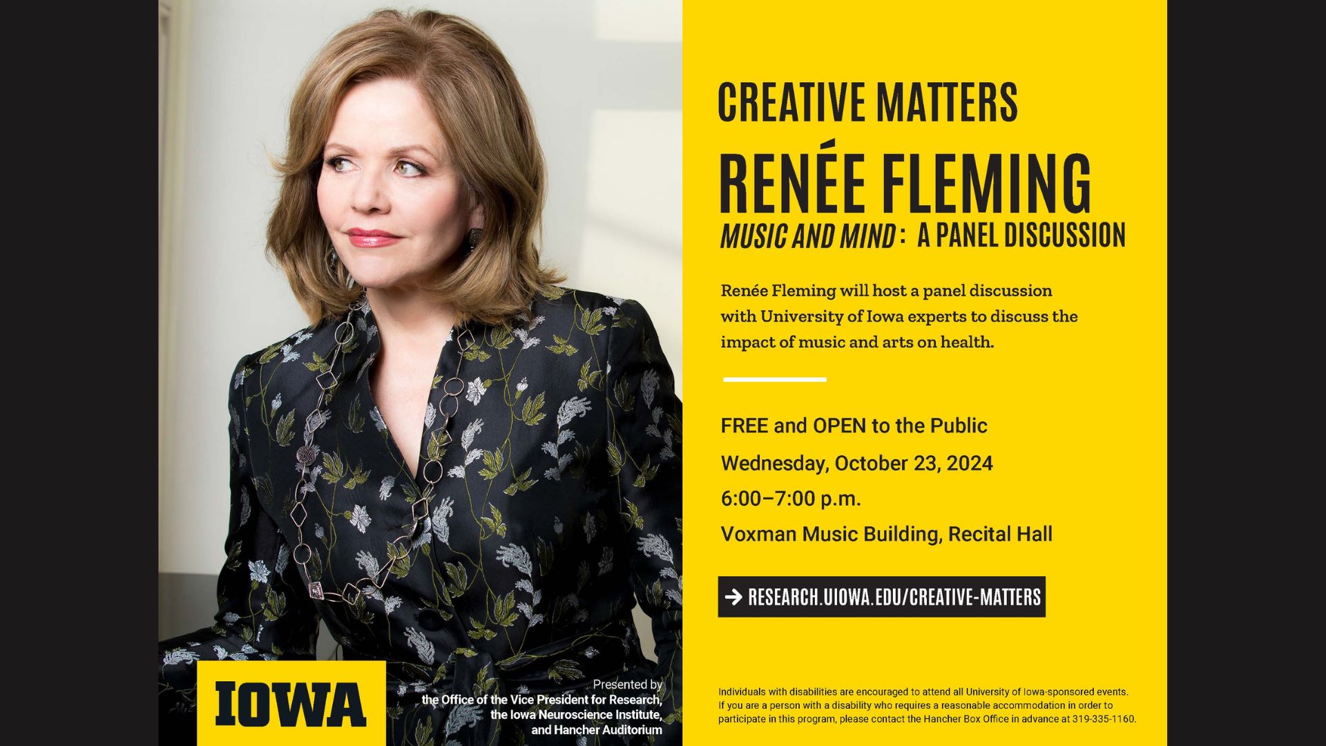 Creative Matters Renee Fleming