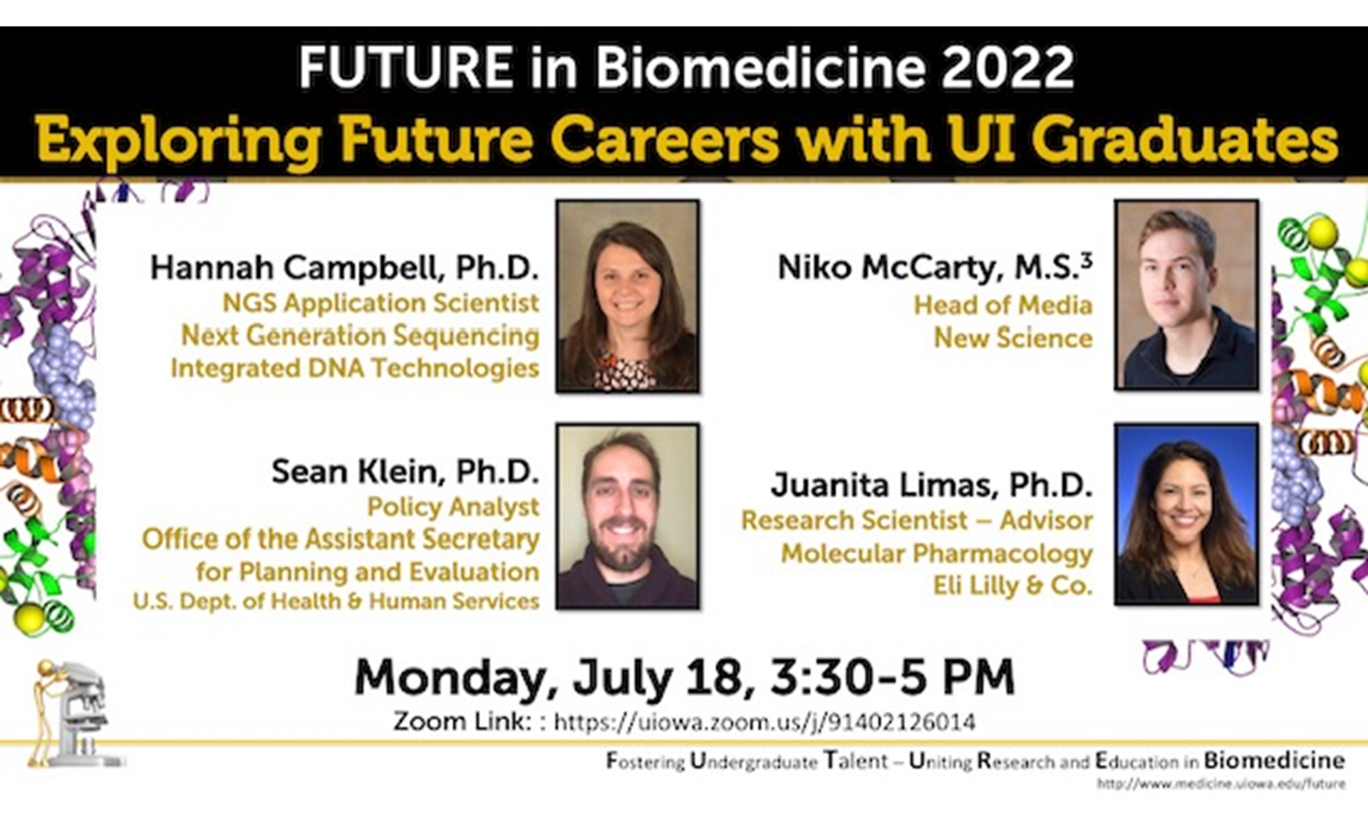 FUTURE in Biomedicine 7/18 Career Panel