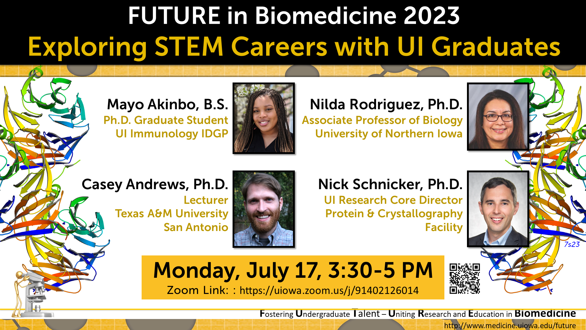FUTURE in Biomedicine Summer Program - July 17th Career Panels