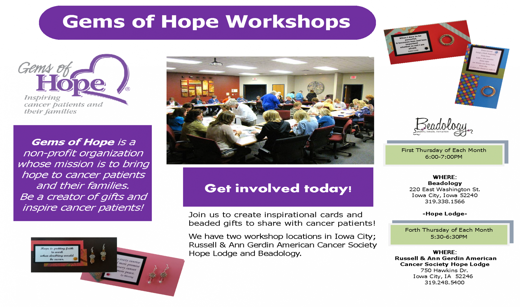 Gems of Hope Workshops