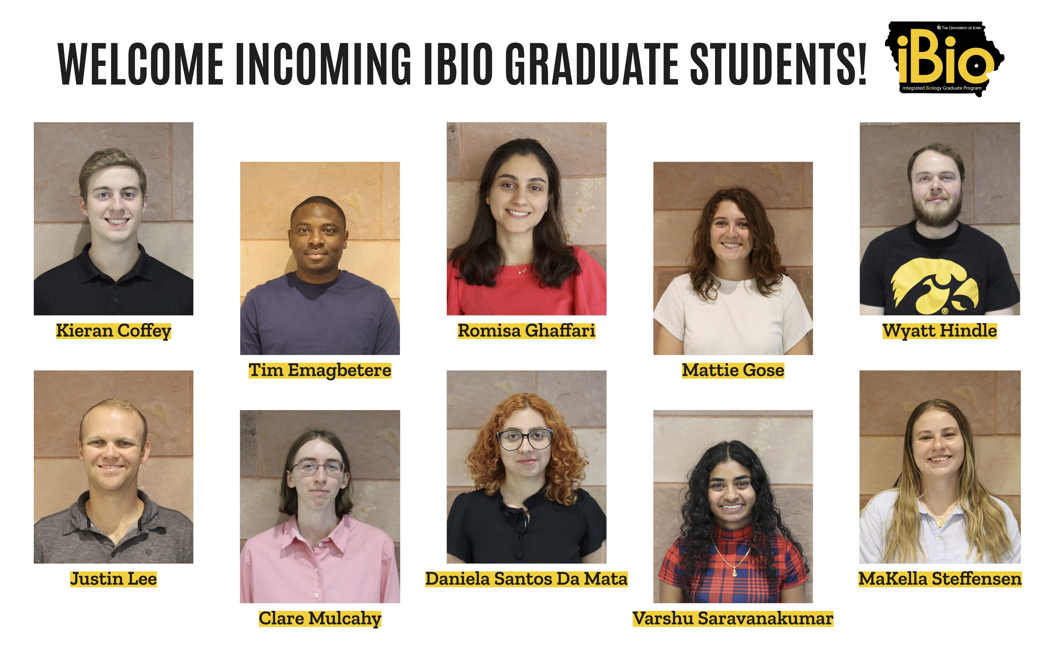 Welcome incoming iBio graduate students!