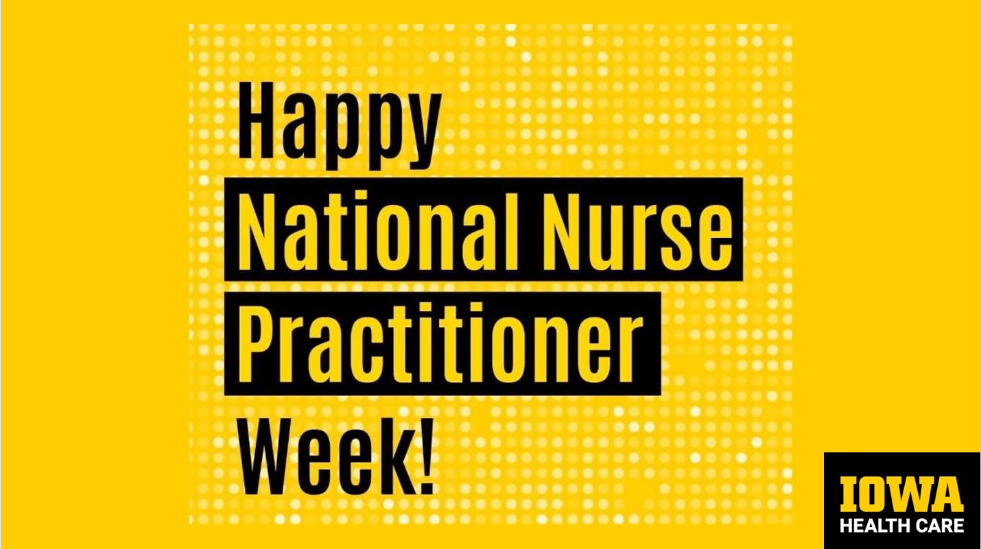 Happy National Nurse Practitioner Week