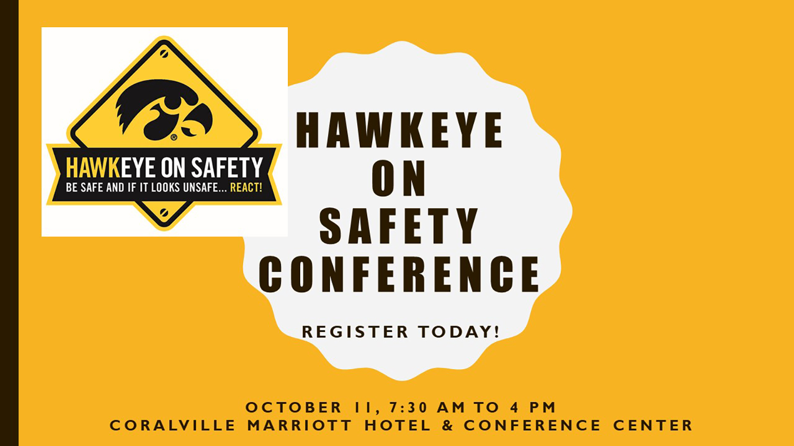 Hawkeye on Safety Conference