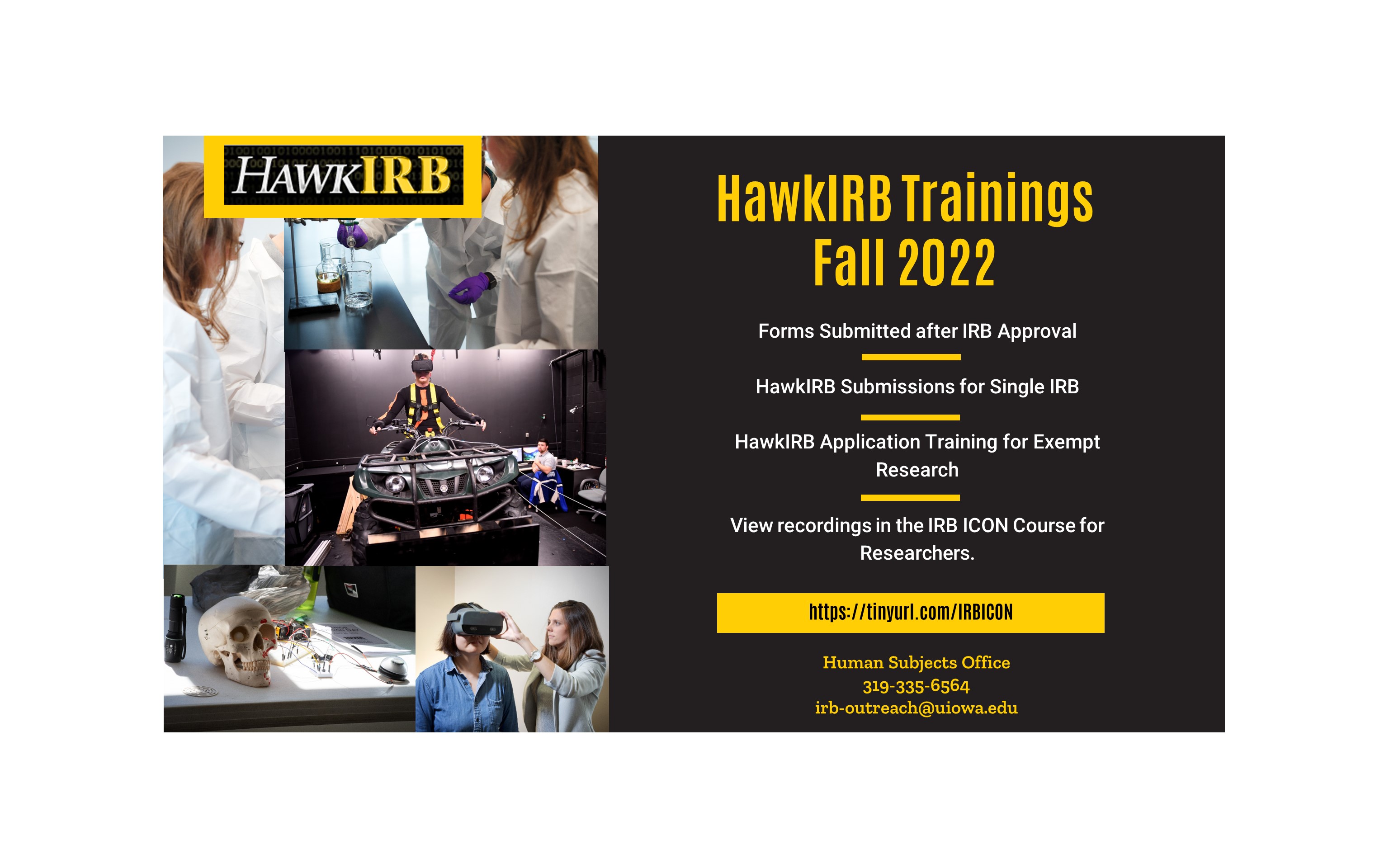 HawkIRB Trainings FA22 3