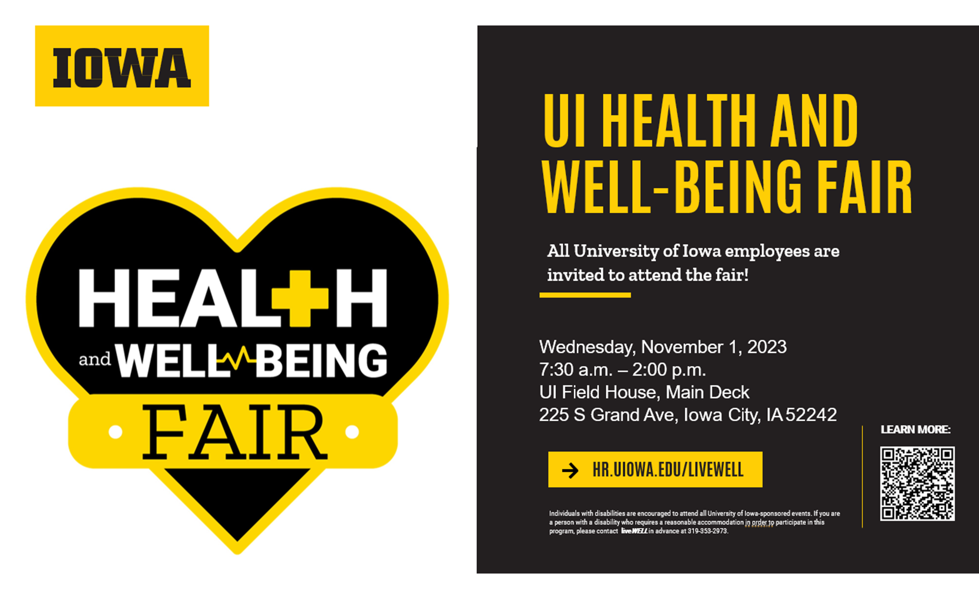 2023 UI Health and Well-Being Fair - Nov 1