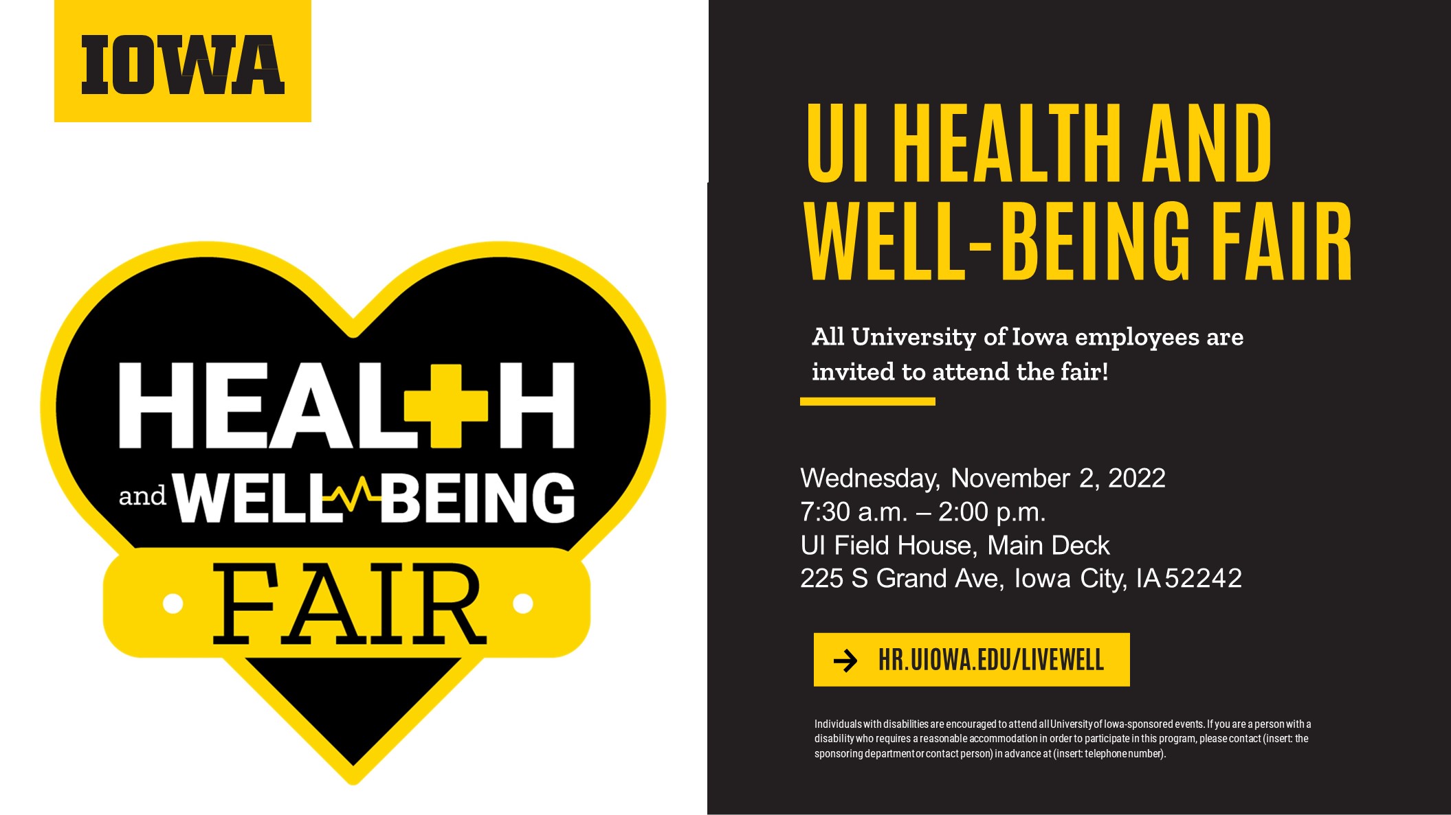 UI Wellness Health Fair
