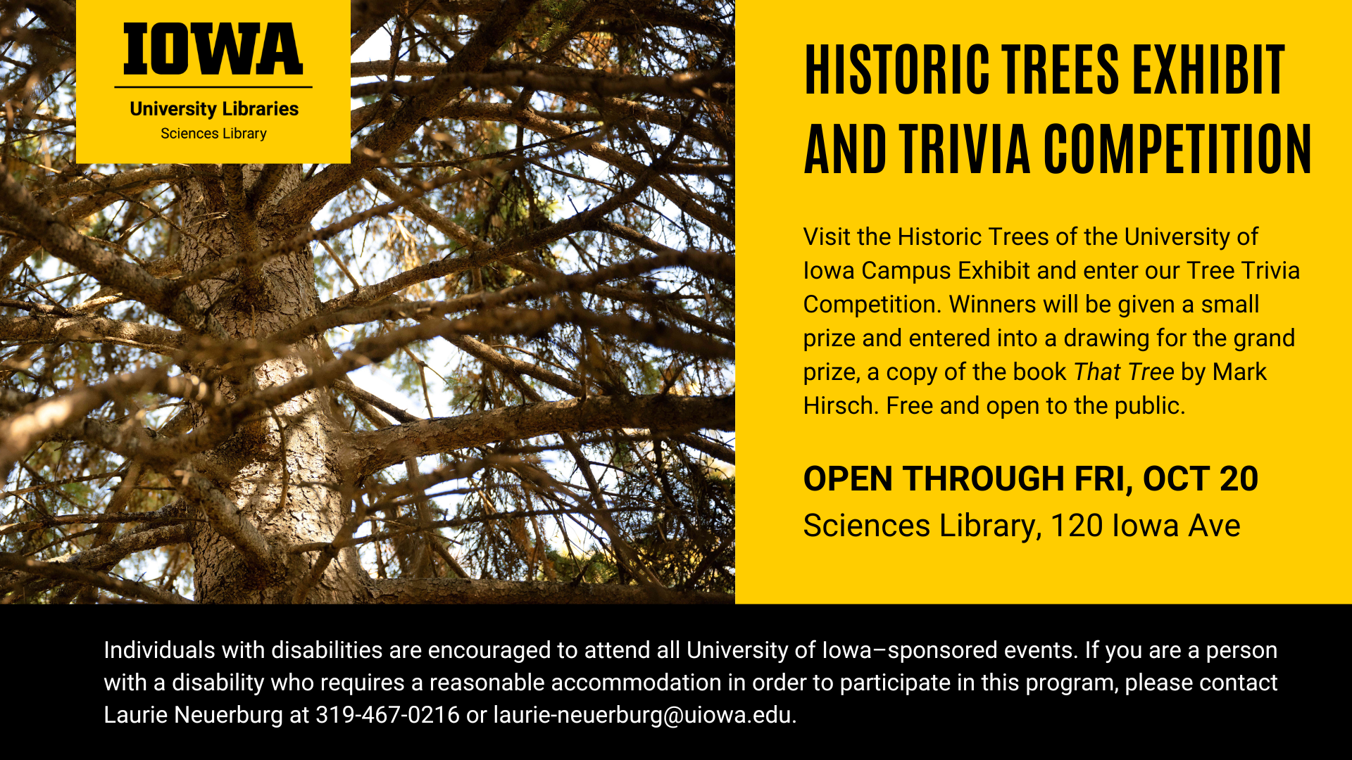 Historic Tree Exhibit and Trivia 10.20.2023