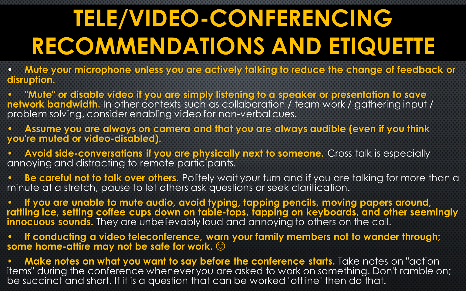 2020March-Tele Conferencing Tips