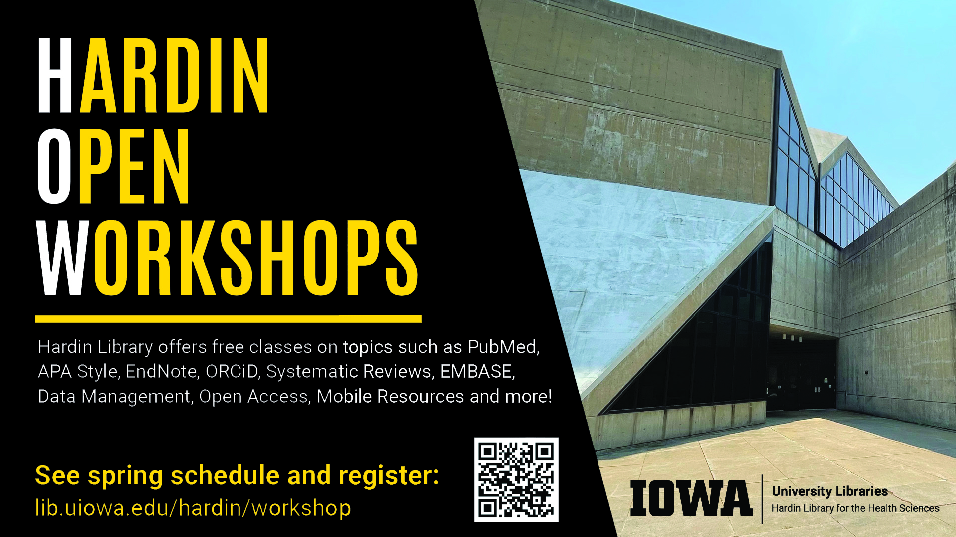 Hardin Open Workshops