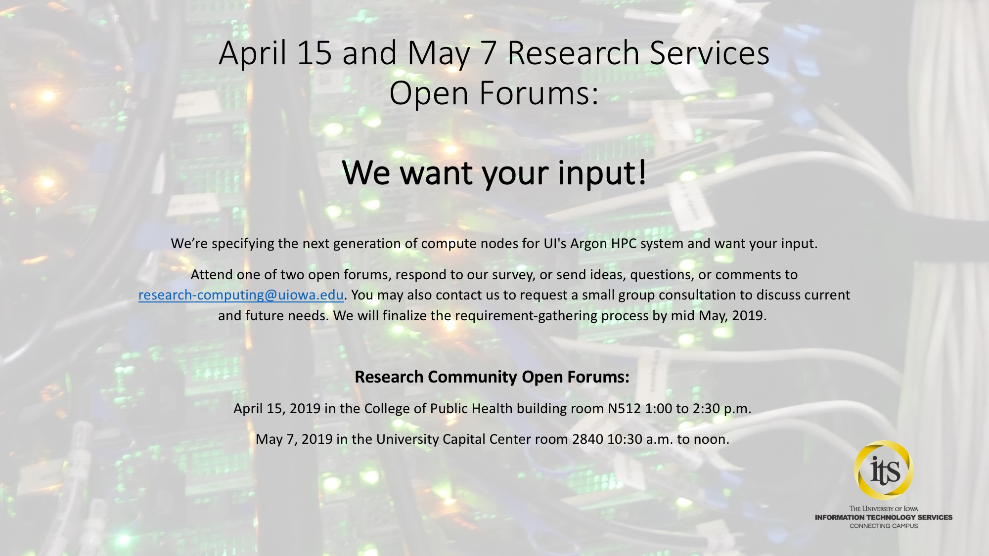 HPC Open Forum