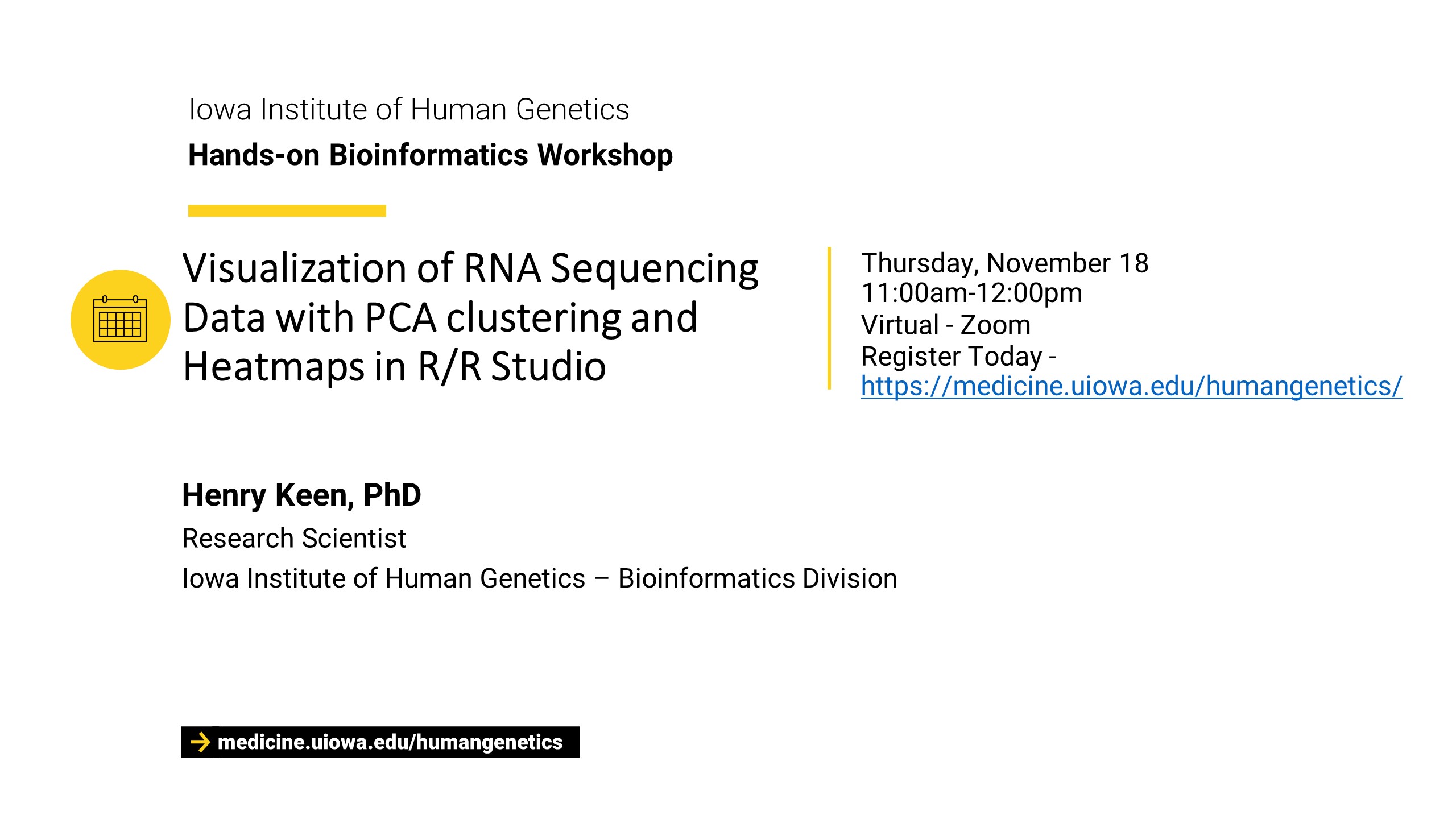 Hands-on Bioinformatics Workshop