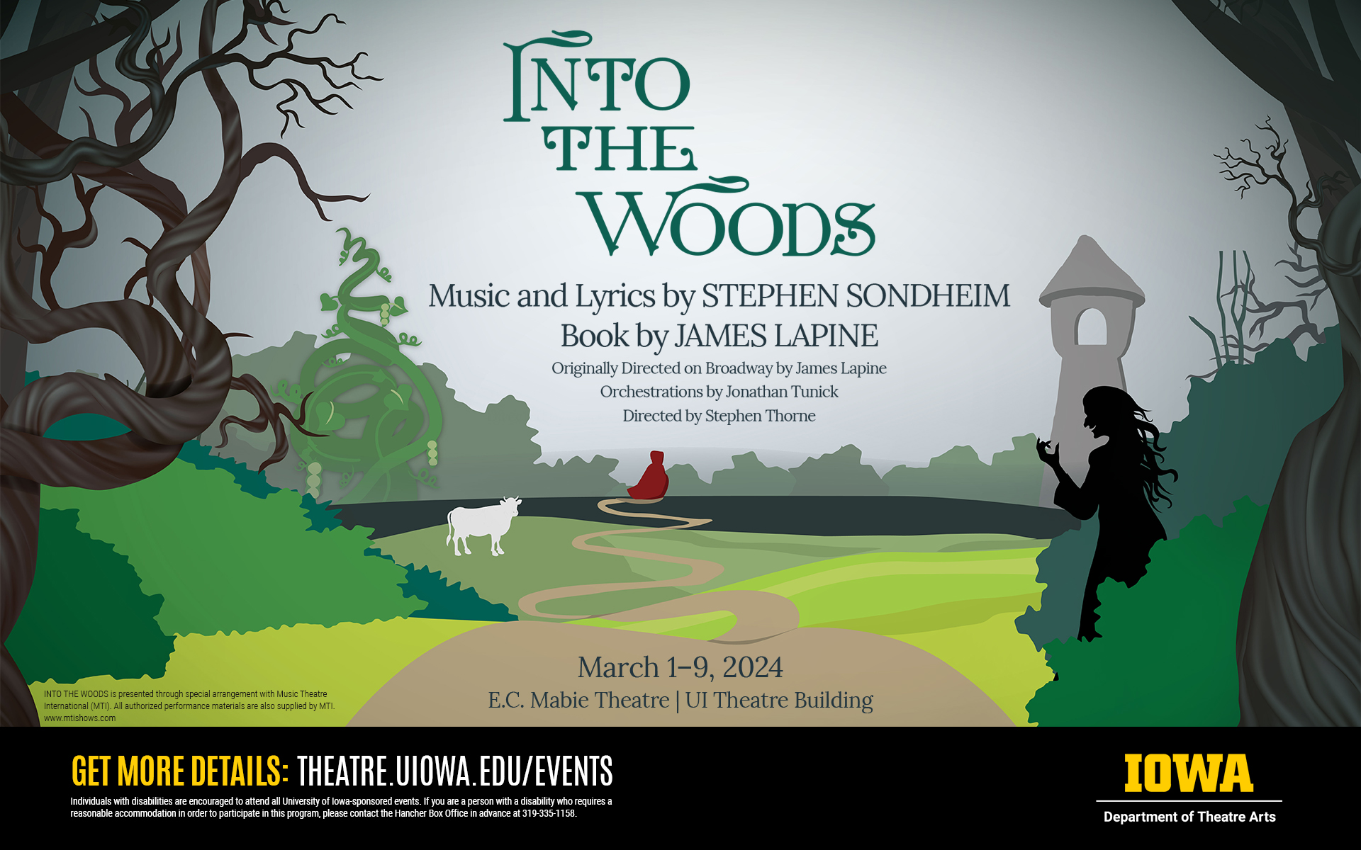 Into the Woods March 1-9, 2024