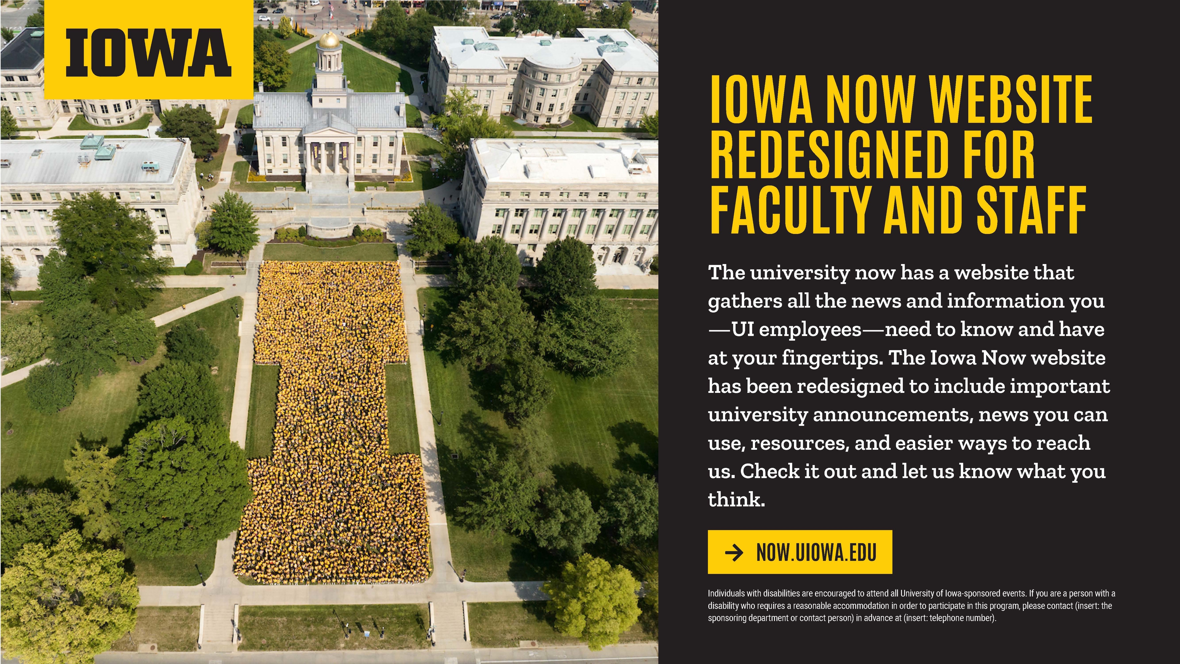 IOWA NOW Redesigned Website