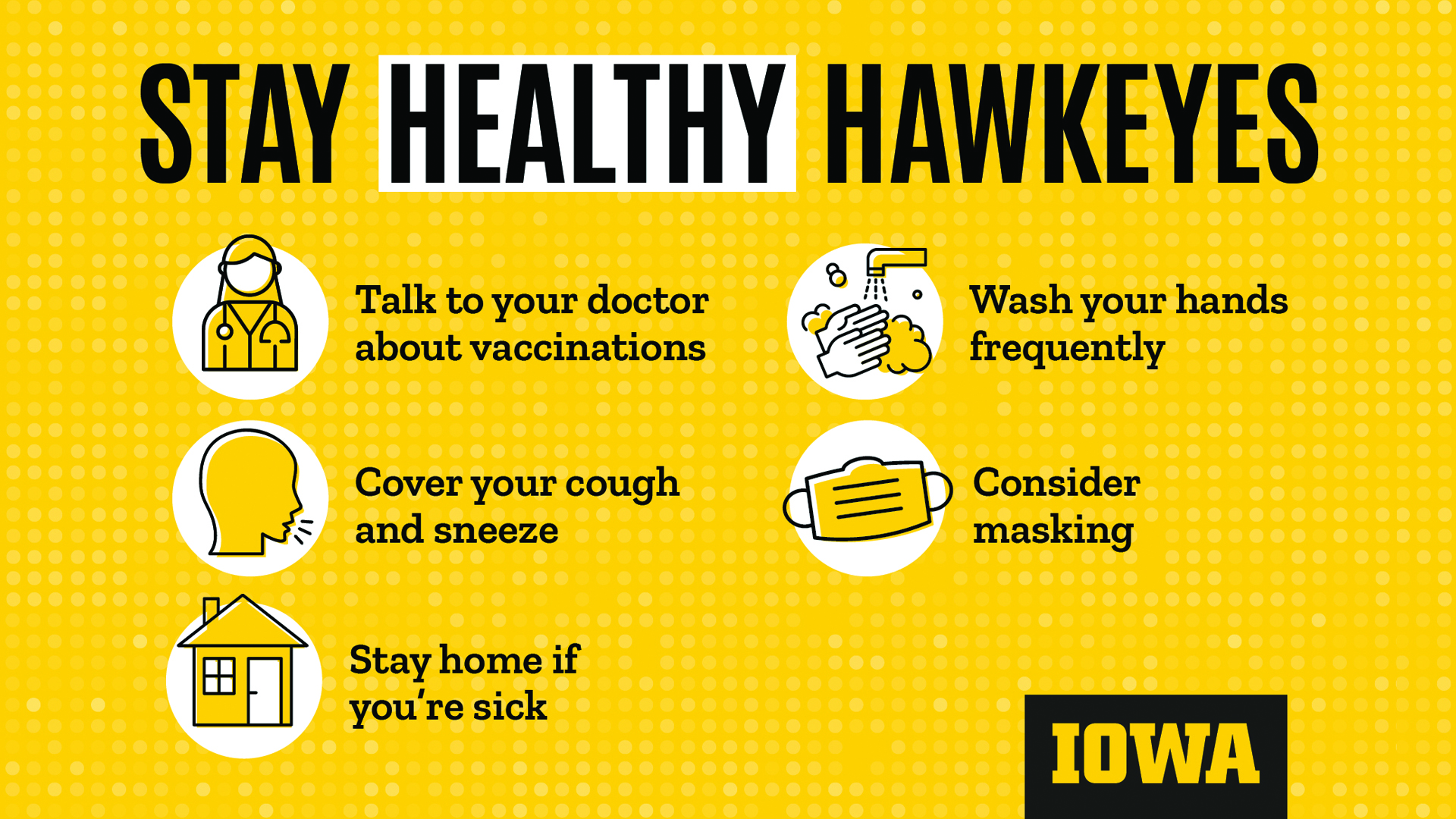 Stay Healthy Hawkeyes
