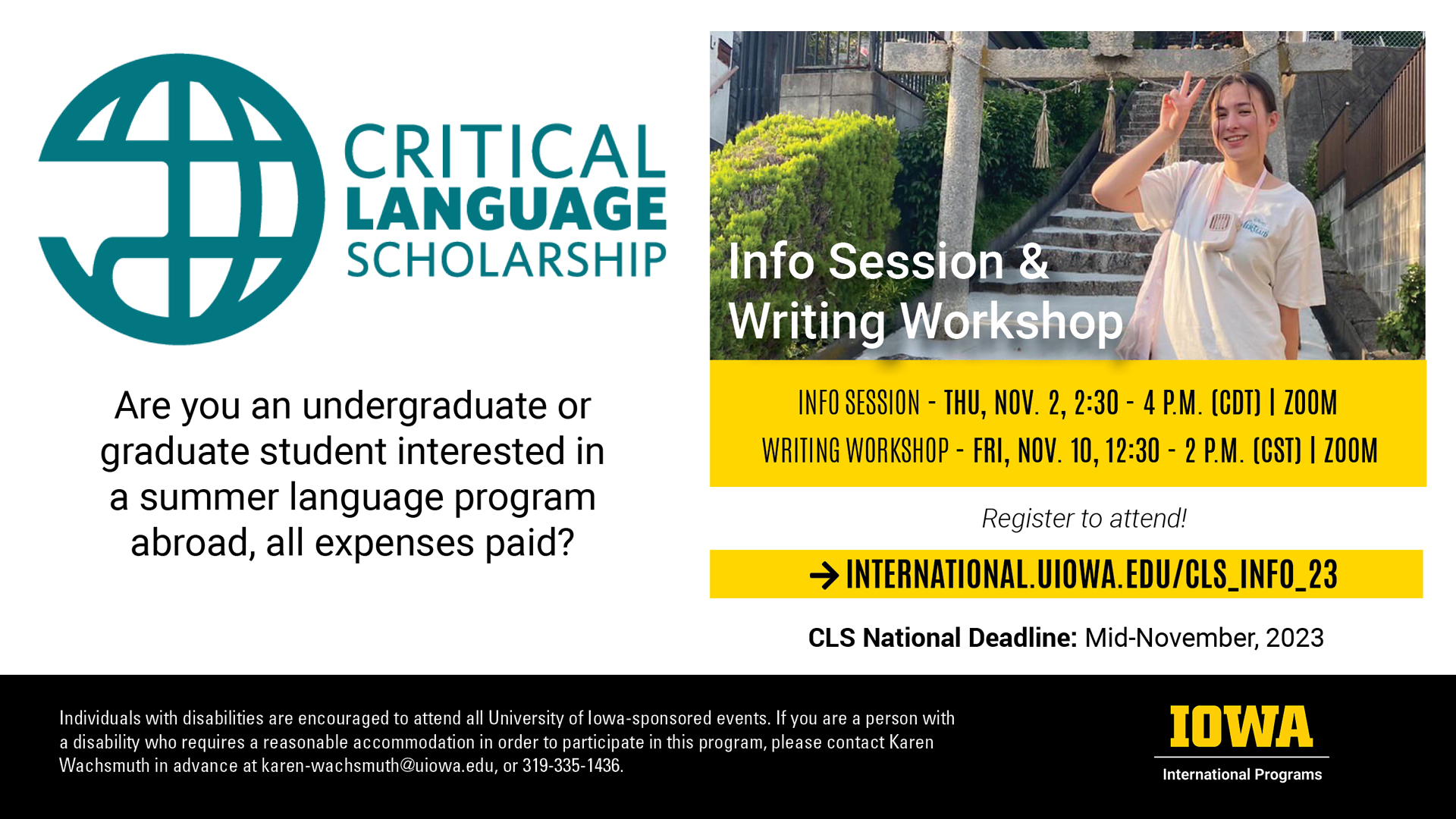 IP-Critical Language Scholarship-November 2023