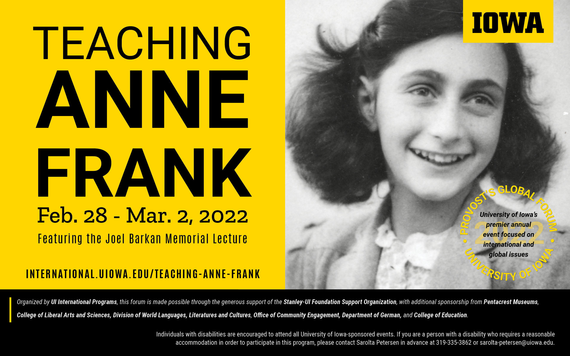 Teaching Anne Frank