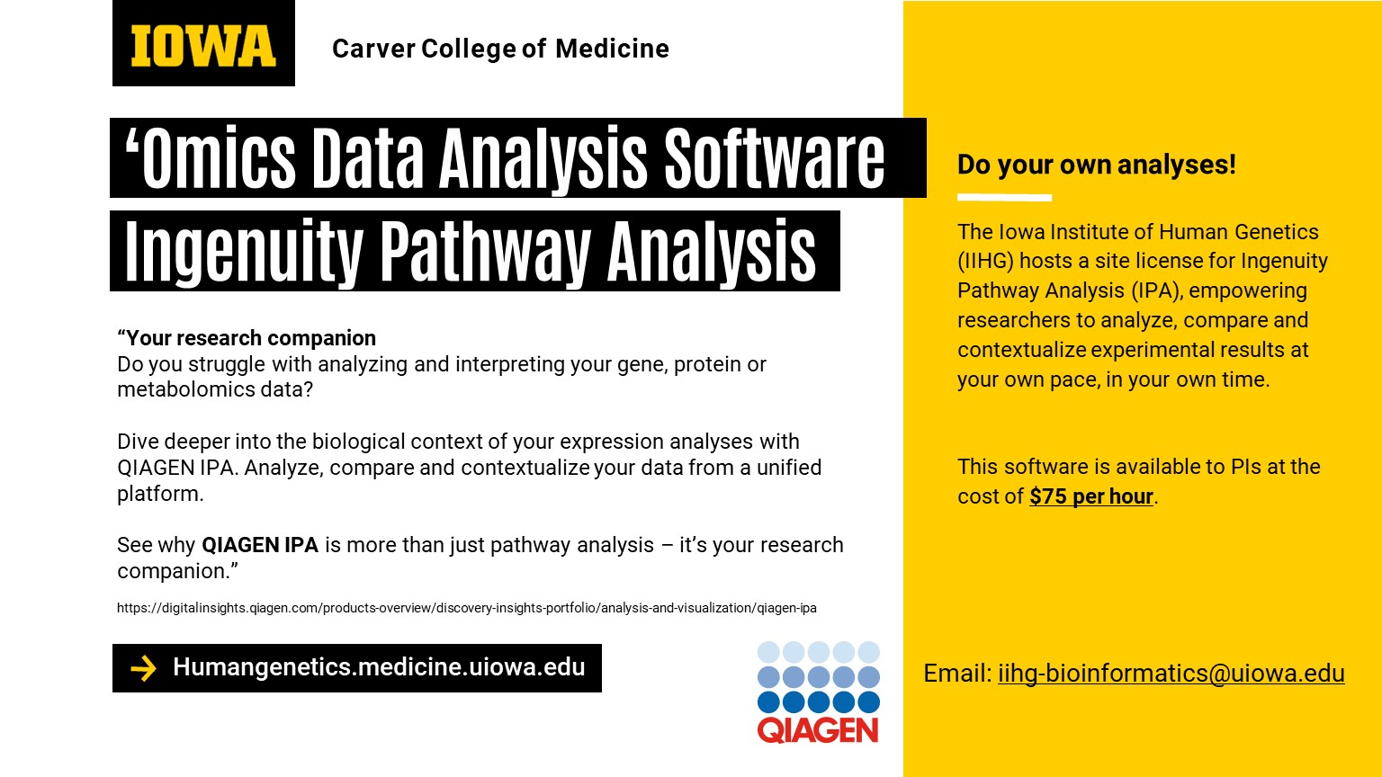 Ingenuity Pathway Analysis Slide