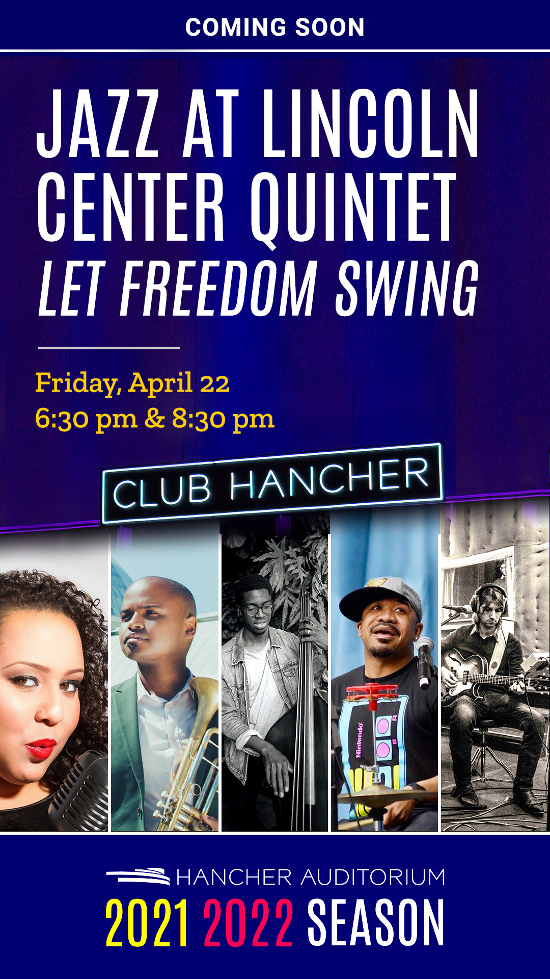 Jazz at Lincoln Center Quintet - April - Coming