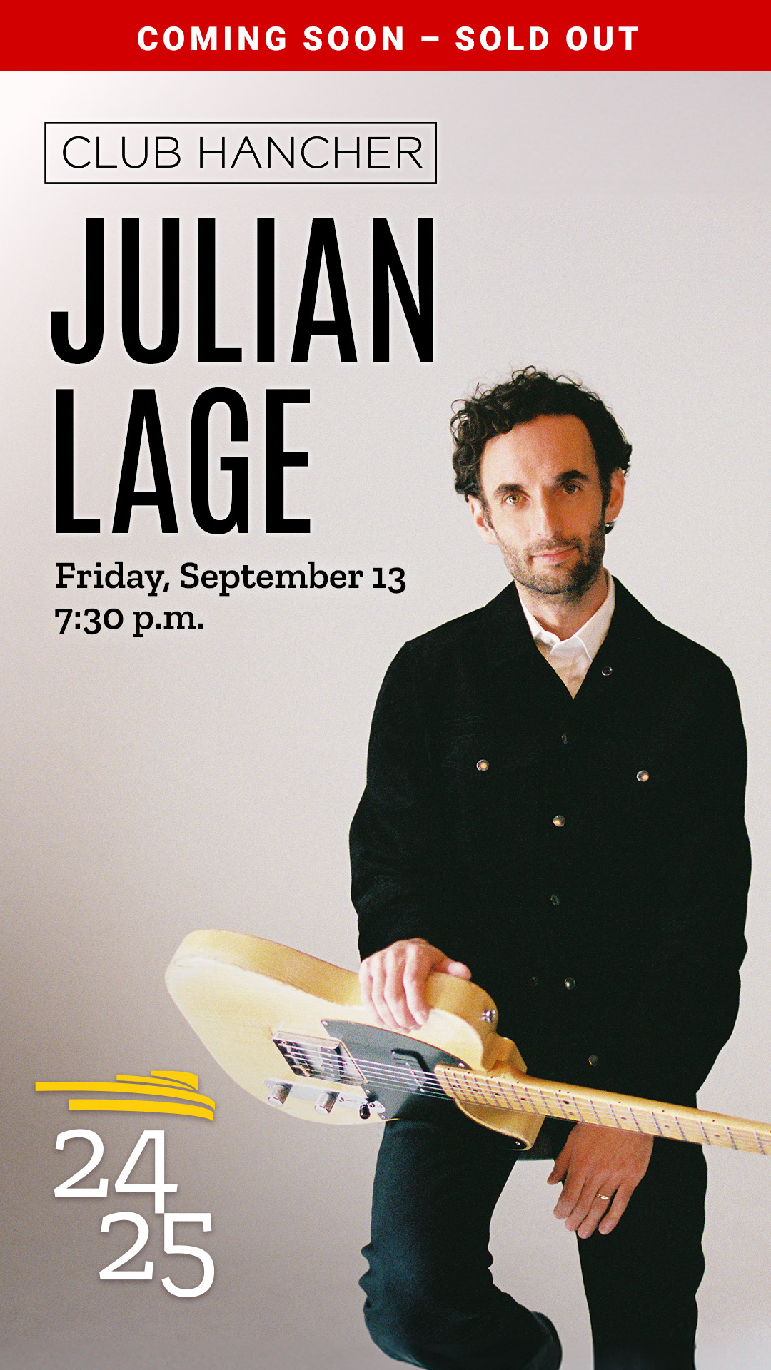 Julian Lage - Coming Soon - Sold Out