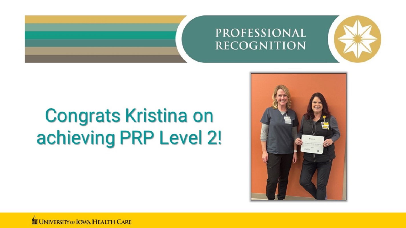 Kristina PRP Award