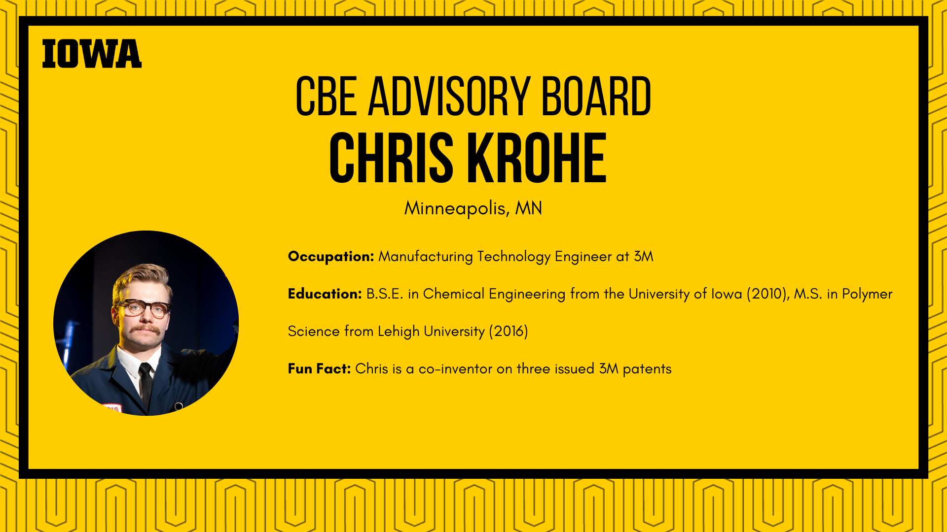 Chris Krohe (Advisory Board Highlight)